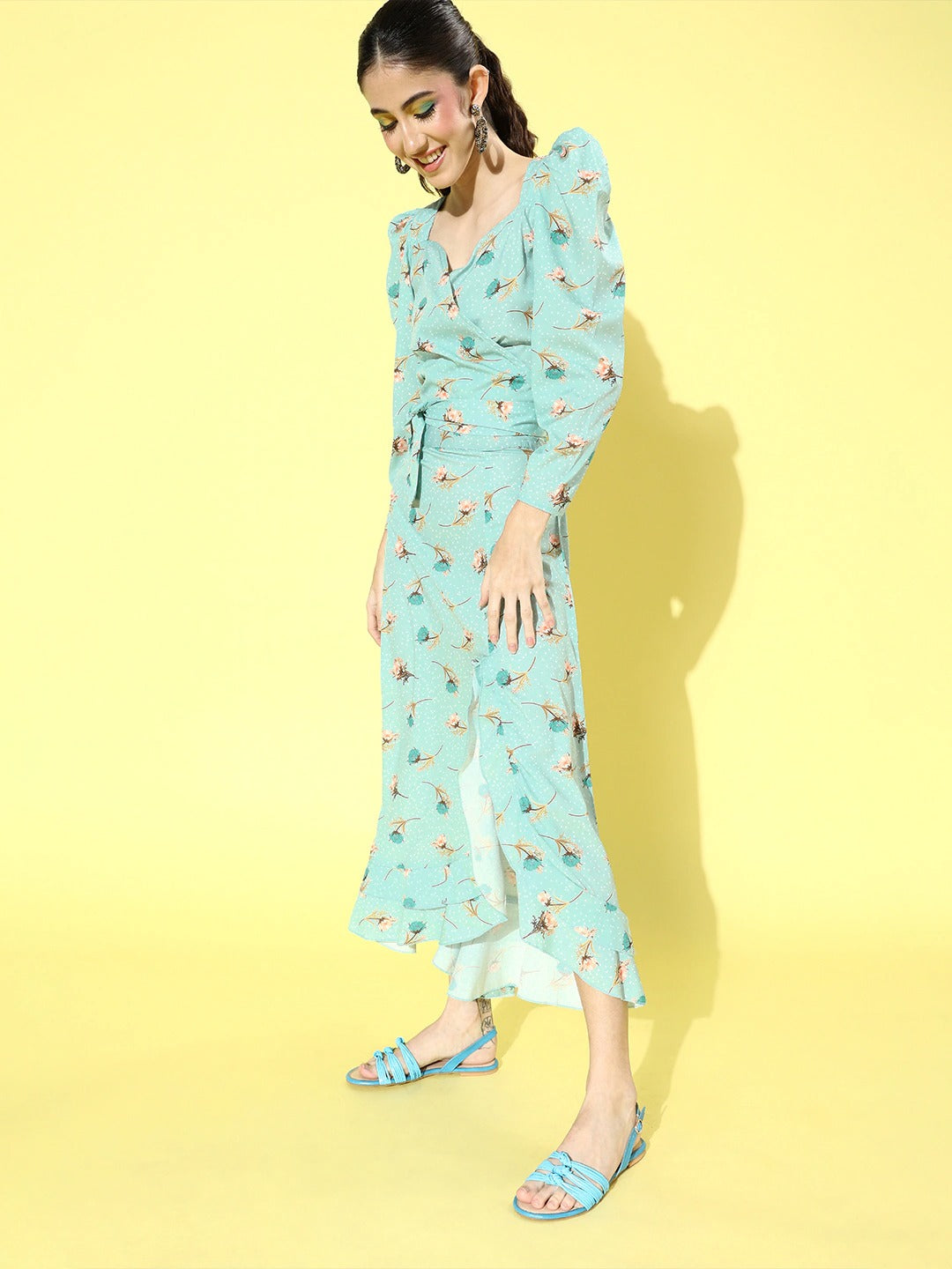 Two pcs tie knot dress