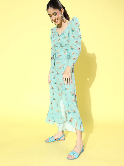 Two pcs tie knot dress