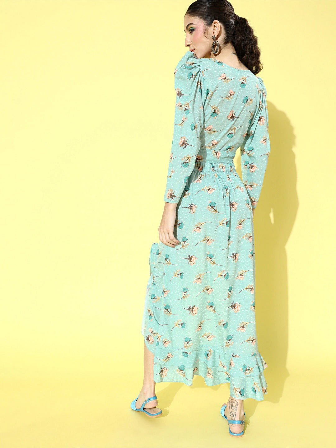 Two pcs tie knot dress