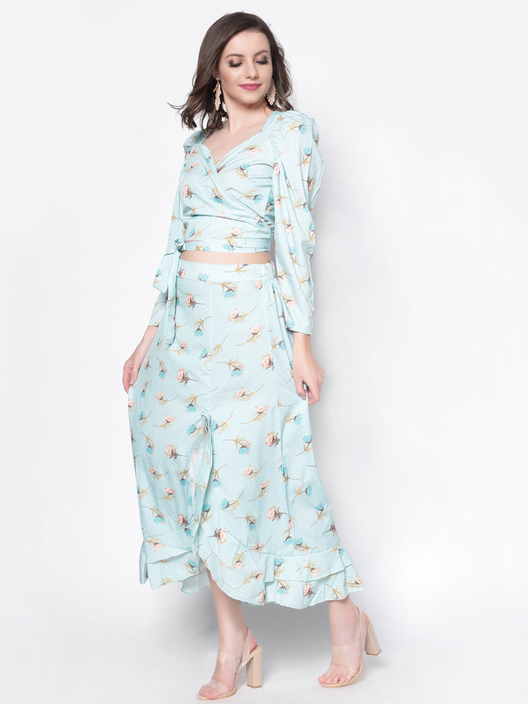 Two Pcs Tie Knot Dress