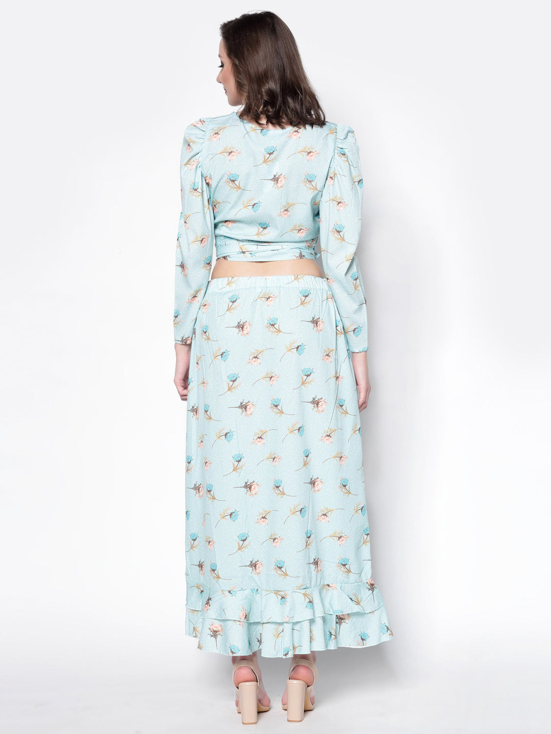 Two Pcs Tie Knot Dress