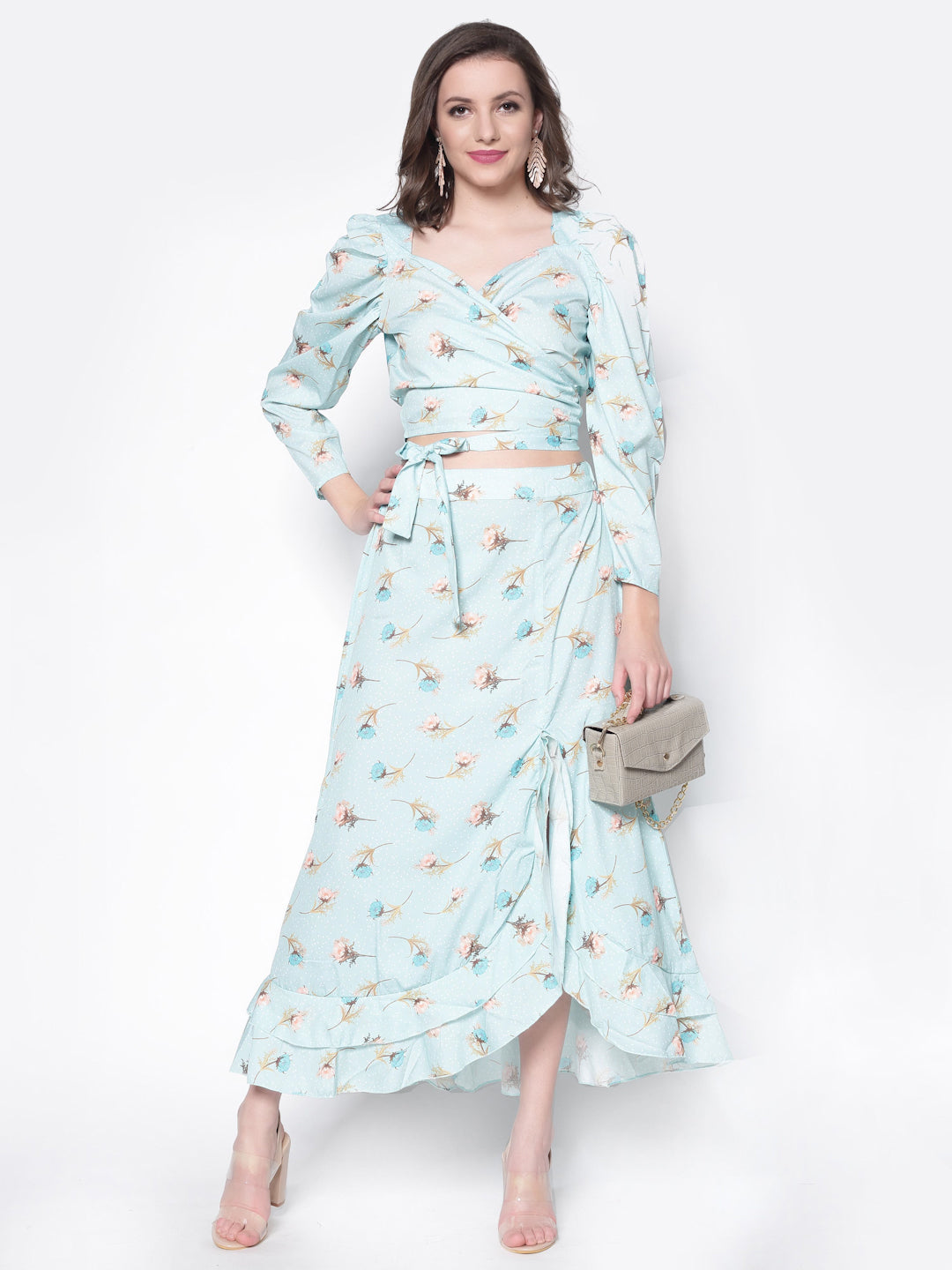 Two Pcs Tie Knot Dress