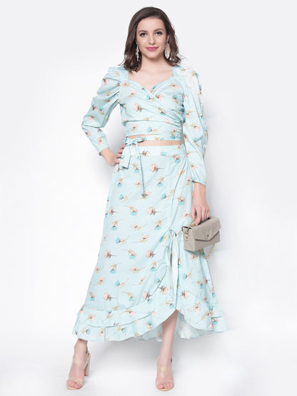Two Pcs Tie Knot Dress