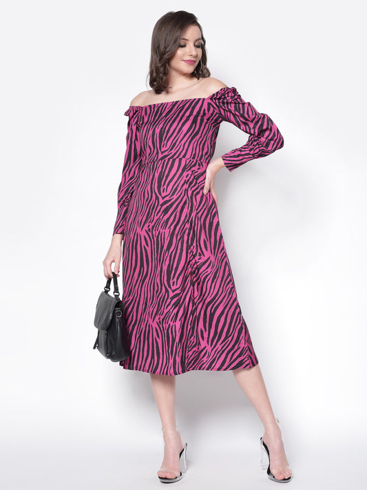 Waisted Full Sleeve Dress