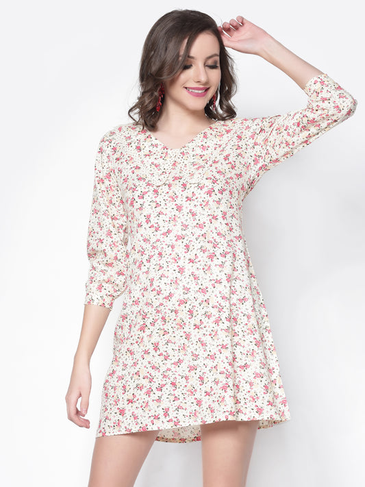 Keyboard Collar Dress