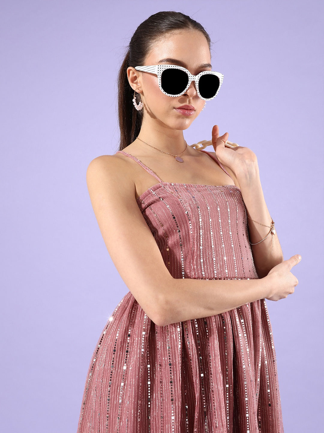 Halter Neck Tie Up Dress