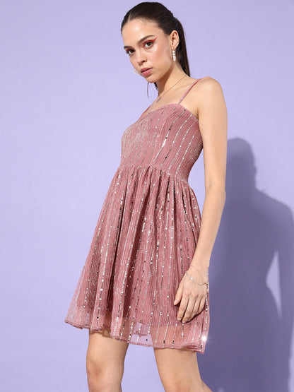 Halter Neck Tie Up Dress