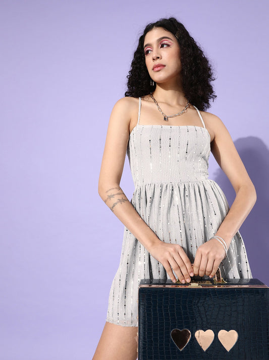 Halter Neck Tie Up Dress