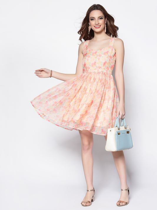 Sweatheart neckline dress