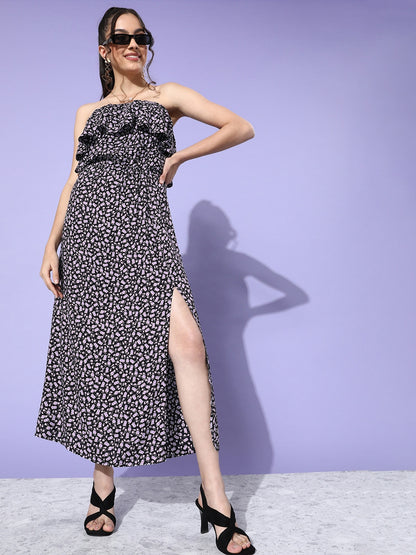 Two Pc Frill Dress