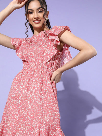 A Line Frill Dress