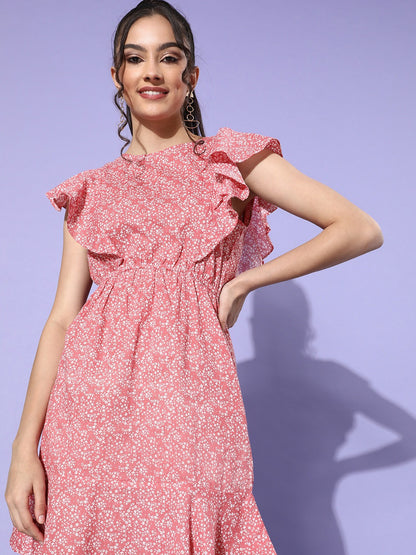 A Line Frill Dress