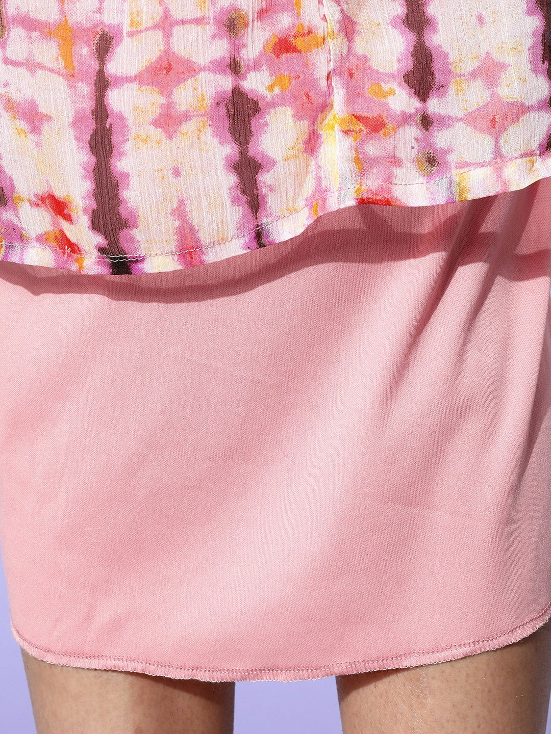 Pink Maxi Floral Dress