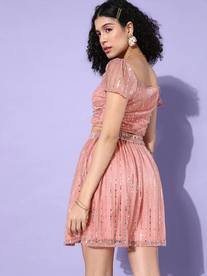 Offshoulder Two Pc Dress