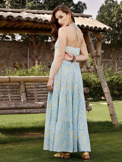 Fit And Flare Maxi Dress
