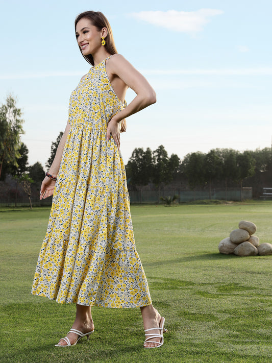 Fit And Flare Maxi Dress