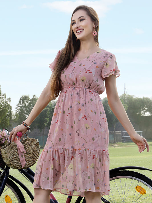 Fit And Flare Maxi Dress