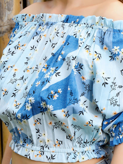 Sera Printed Floral Top