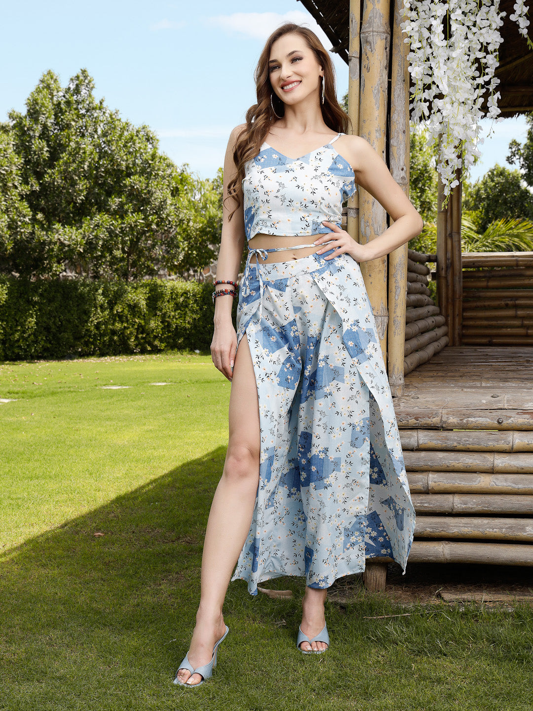 Top And Palazzos  Set