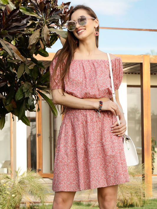 Skirt Top Set