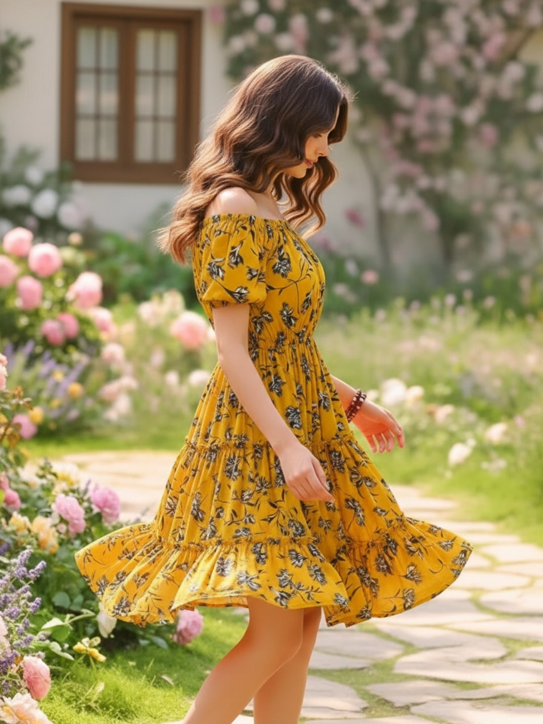 Sera Fit and Flare Mini  Dress