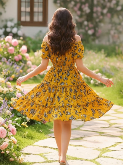 Sera Fit and Flare Mini  Dress