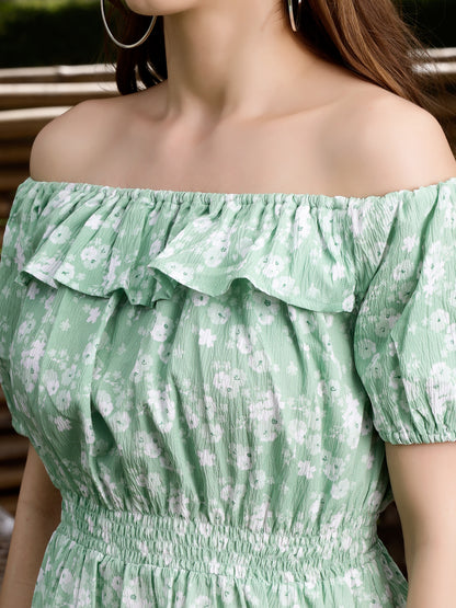 Fit And Flare Mini  Dress