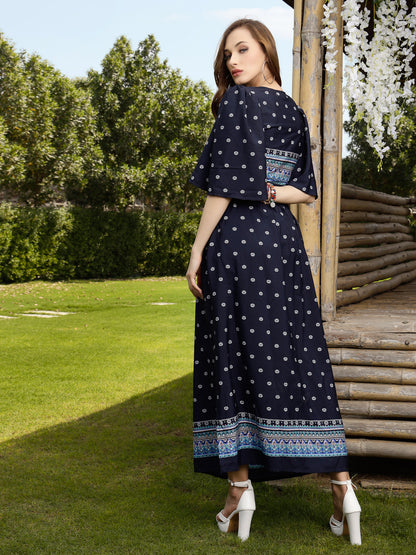 Top And Skirt Printed Set