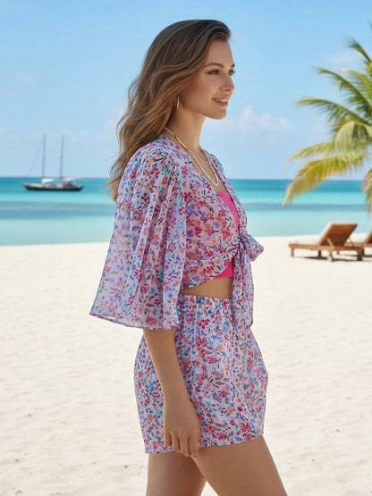 Summer Shrug & shorts co-ord set