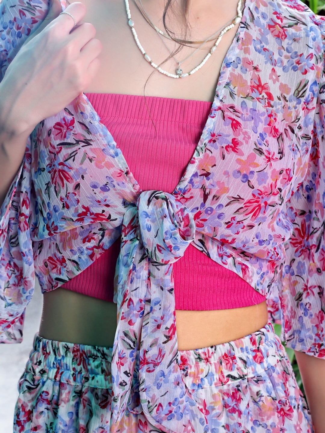 Summer Shrug & shorts co-ord set