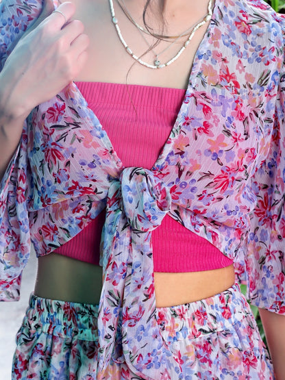 Summer Shrug & shorts co-ord set