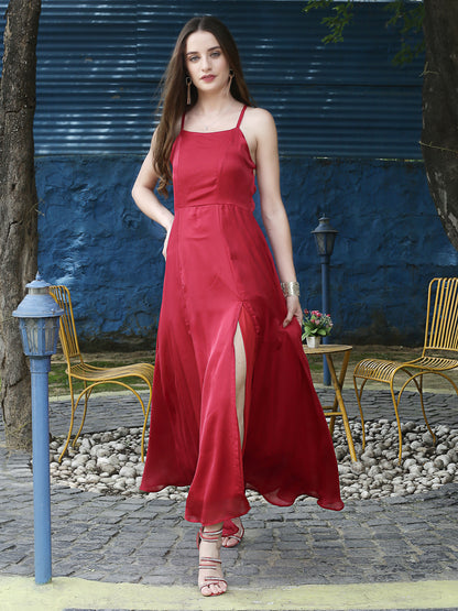 Red  Crush Maxi Dress