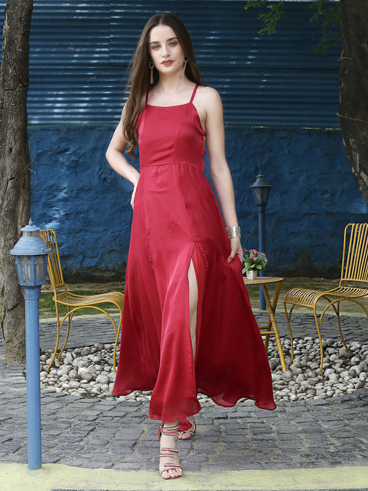 Red  Crush Maxi Dress
