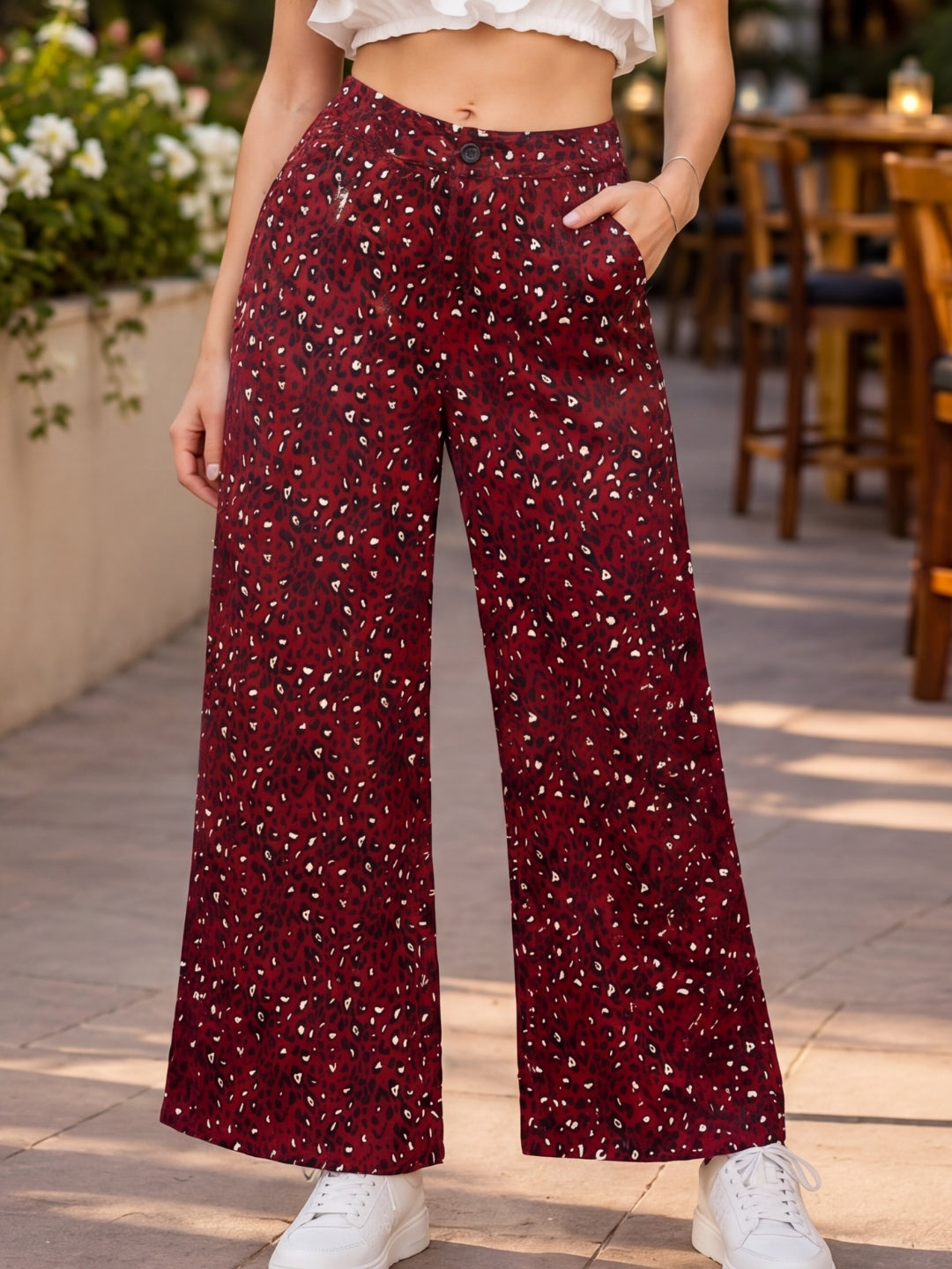 Crepe Regular Trouser