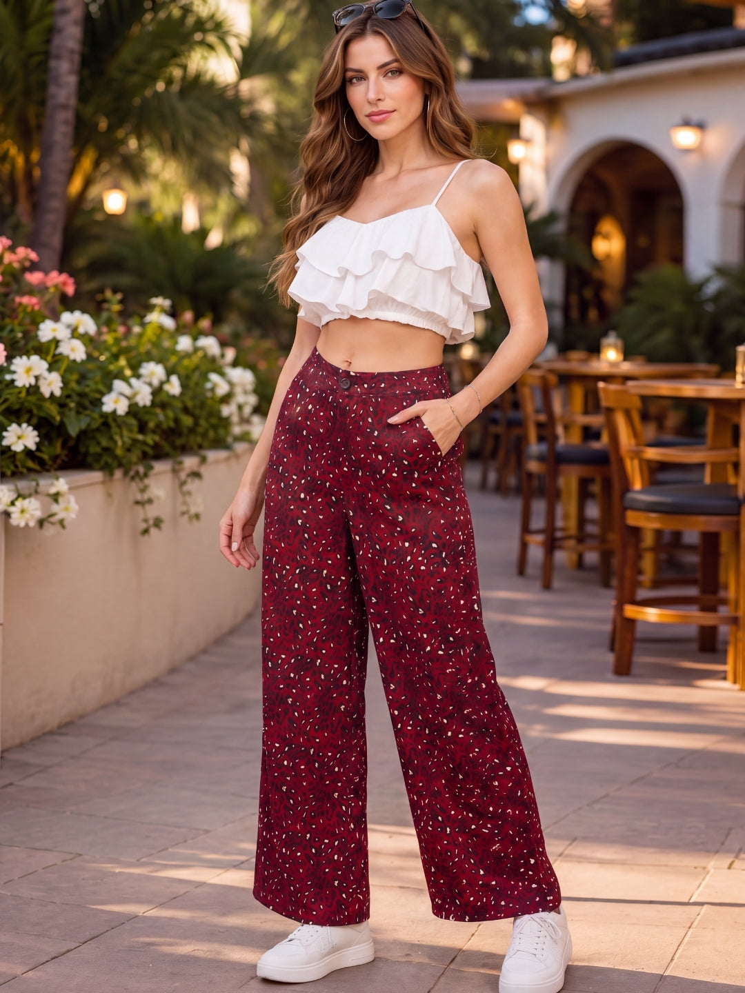 Crepe Regular Trouser