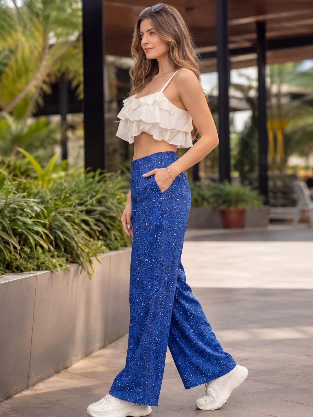 Cepe Straight Flared Trouser