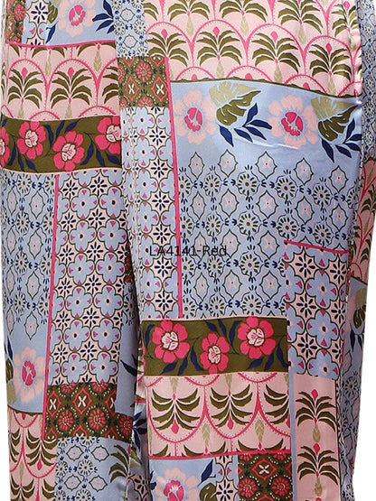 Satin Printed Coord Set
