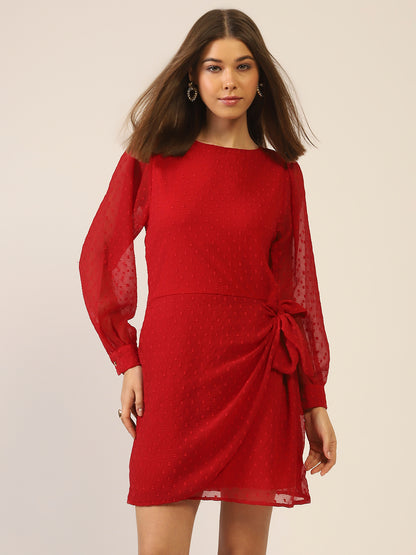 Red Bodycon Mini Dress