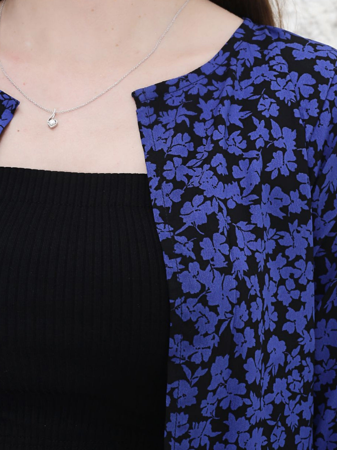 Open Front Crop Shrug