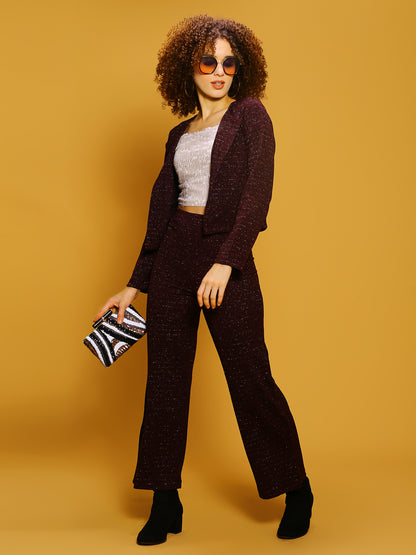 Wine Strech  open shrug