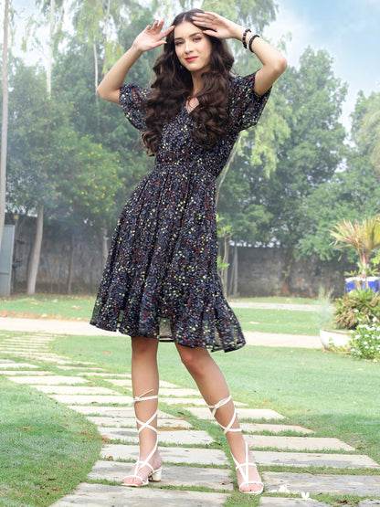 Light Weight Flowy Chiffon Dress
