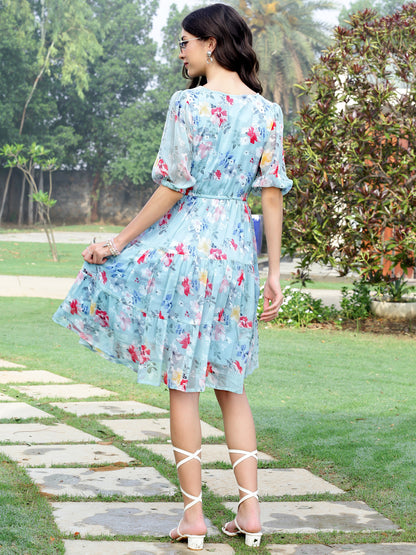 Light Weight Flowy Pastel Twirl Dress