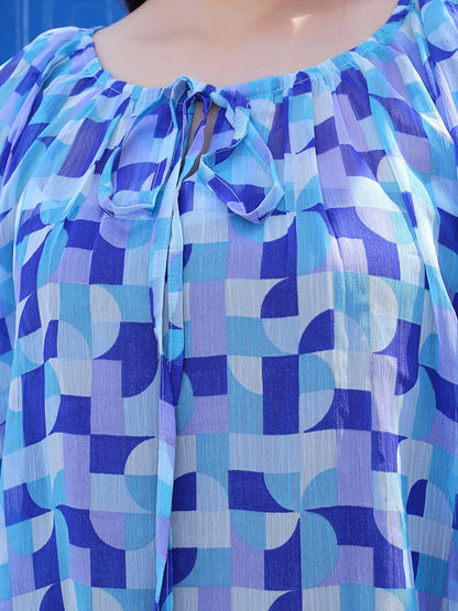 Chiffon Regular Tie Top