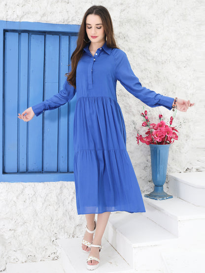 Blue Midi Dress
