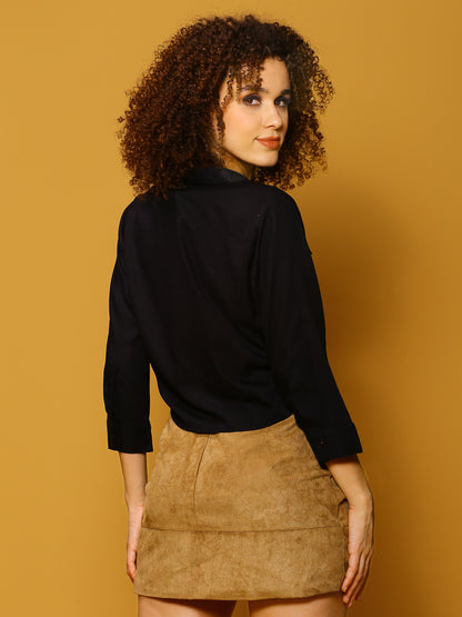 Black Solid Top