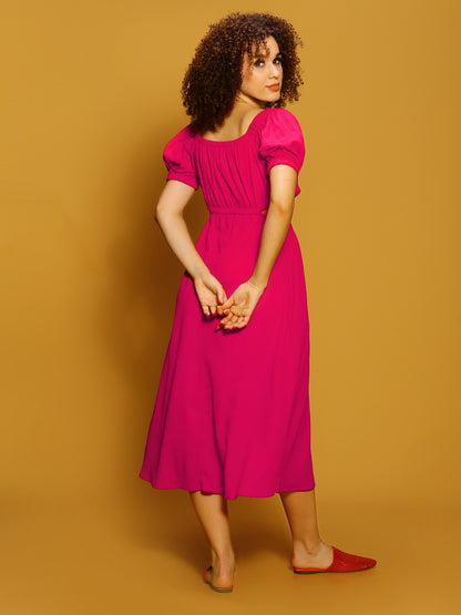 Cutout Fushi Midi Dress