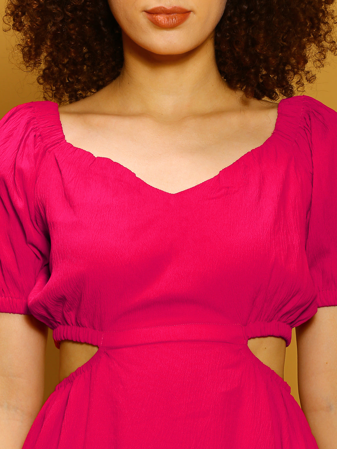 Cutout Fushi Midi Dress