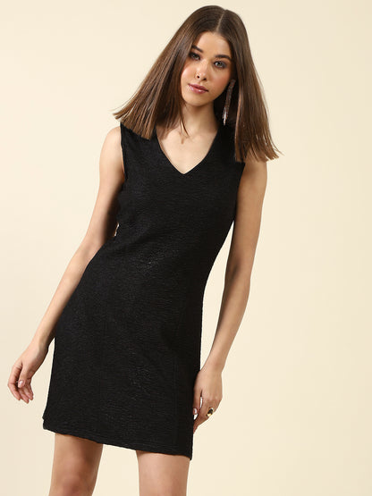 Black Bodycon Mini Dress