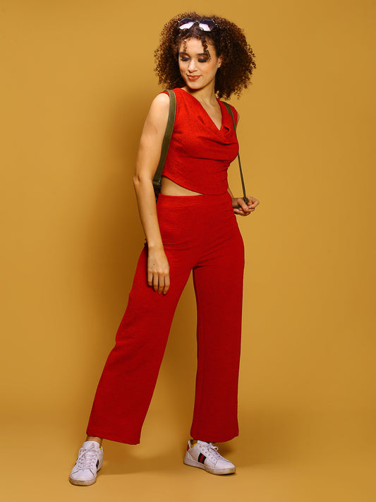 Red Solid  Cord-Set