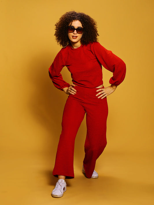 Red Solid Cord-Set